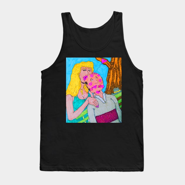 Kisses in the Park Tank Top by ConidiArt